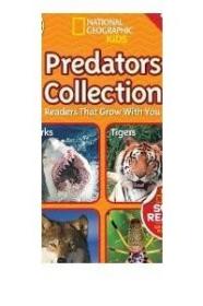英文原版 national geographic kids Predators Collection L1&L2 美国国家地理自然与生物4故事合集 全彩版分级阅读 儿童百?
