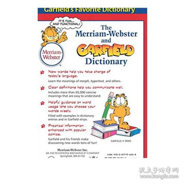 M-W and Garfield Dictionary 韦氏加菲猫字典（卡通配图、适合各年龄段） 