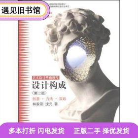 二手书设计构成-创意+方法+实践第二2版林家阳高等教育出版社9787