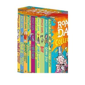 罗尔达Roald Dahl 罗尔德达尔套装共22册 儿童文学名著16册+创意写作练习6册 查理和巧克力工厂 英文原版进口图书【中商原版?