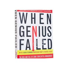 拯救华尔街 赌金者 LTCM When Genius Failed 英文原版 罗杰洛温斯坦 Roger Lowenstein商业书