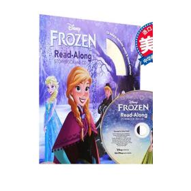 现货 英文原版 Frozen Read-Along Storybook(CD) 冰雪奇缘 迪士尼独立阅读系列 有声读物 阅读学习英语辅助图画书 带CD故事书