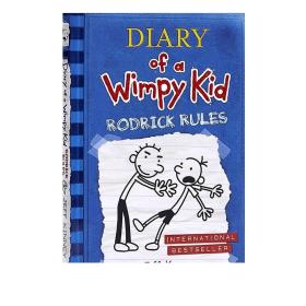 小屁孩日记2 英文原版 Diary of a Wimpy Kid 2 Rodrick Rules 杰夫金尼 6-12岁英版 桥梁章节书儿童文学 8-12岁