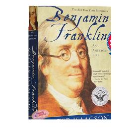 现货 本杰明·富兰克林:一个美国人的生活 英文原版 Benjamin Franklin