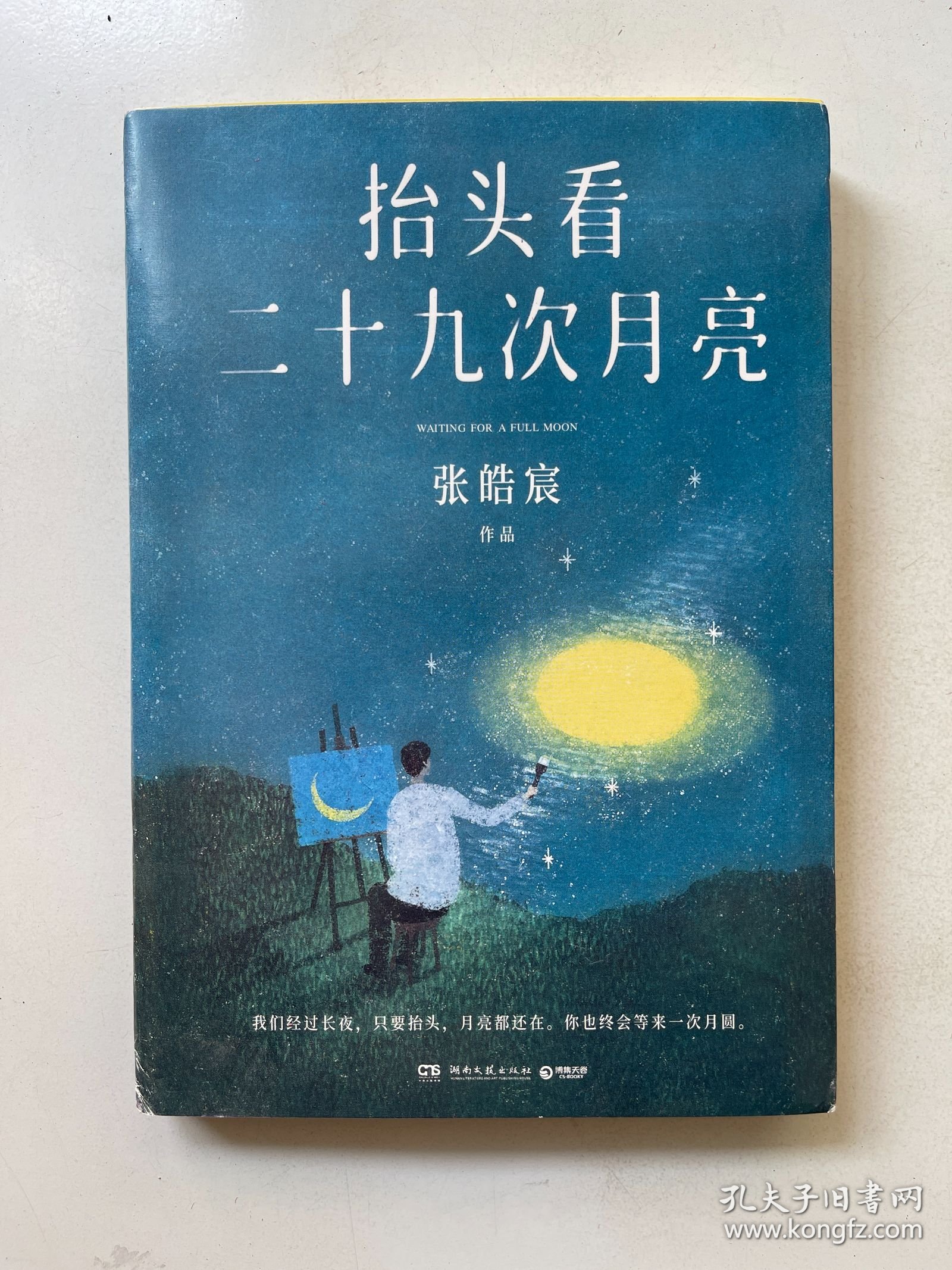 抬头看二十九次月亮