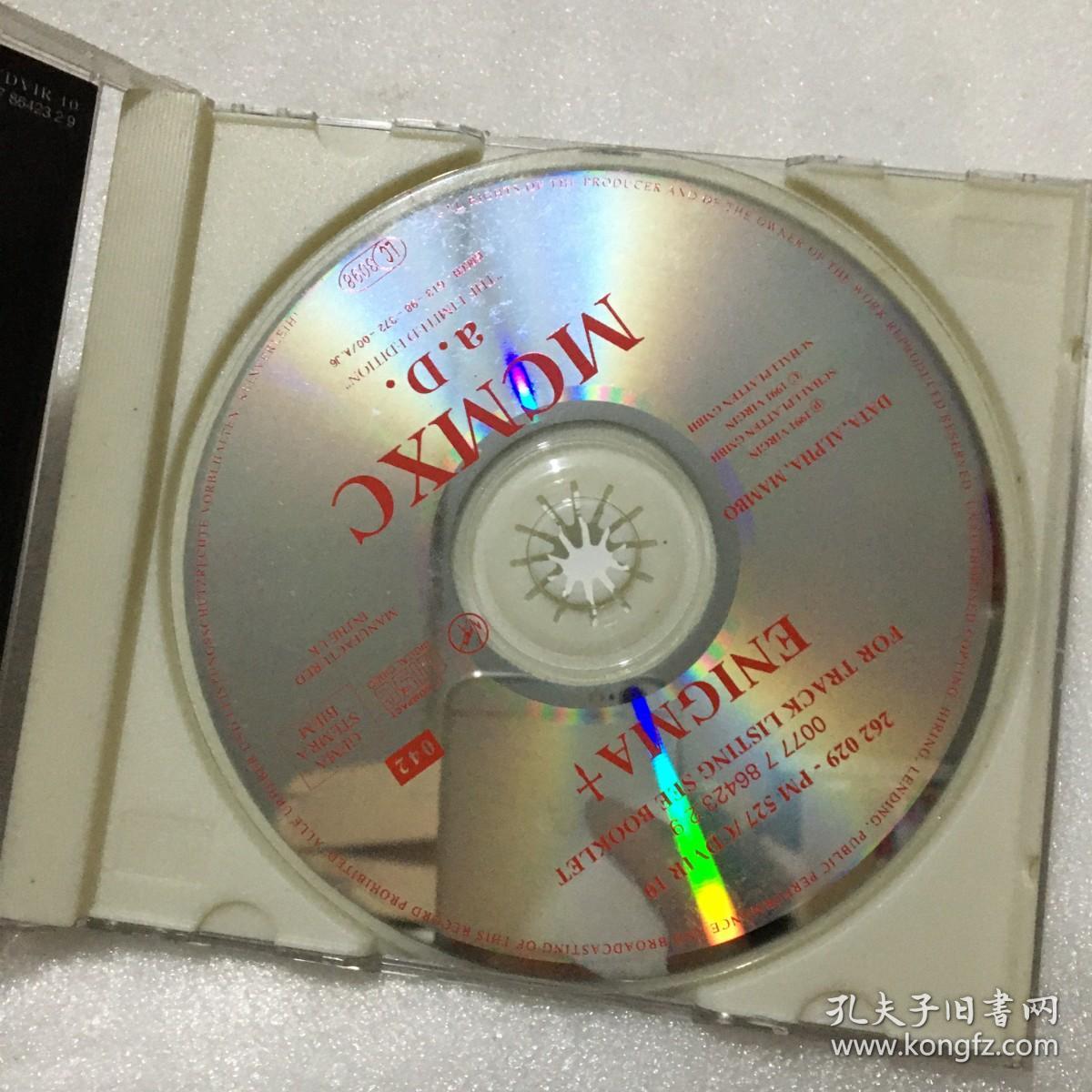 CD 光盘 ENIGMA MCMXC 英格玛之一 迷