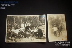 1945年徐州日伪时期【老照片2张】背盖淮海警局检阅讫章！