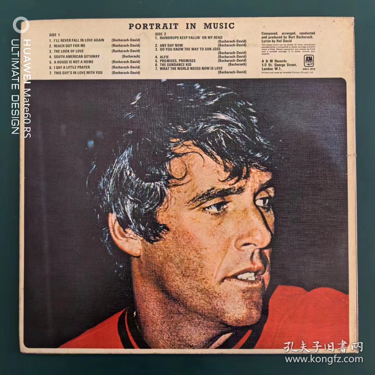 BURT BACHARACH 黑胶唱片LP 英版
