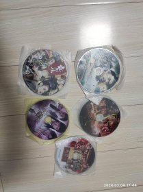 DVD碟片5部11盘合售 古代老电影 破案 生活片 都是全套