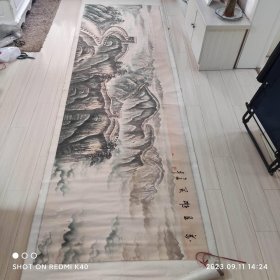 万里雄关 长城 大幅画卷画芯93 314厘米
