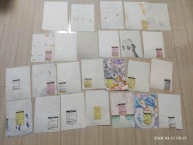 学生漫画作品共25幅合售