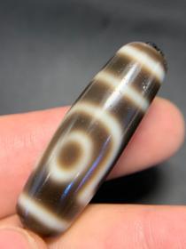 两眼天珠， 尺寸13*38mm