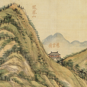 王原祁国画真迹西湖十景古代书画横幅手卷高清艺术微喷复制装饰画