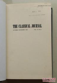 Classical Journal (古典期刊）. v.79, no.1-4, 1983-84