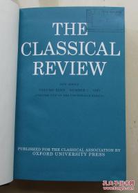 Classical Review (古典书评）. v.47, no.1-2,1997