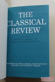 Classical Review (古典书评）. v.49, no.1-2,1999