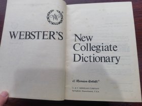 WEBSTER`S NEW Collegiate Dictionary