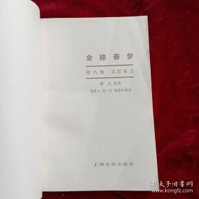 金陵春梦 第八集 大江东去 【一版一印.私藏。】