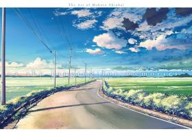 A Sky Longing for Memories: The Art of Makoto Shinkai，新海誠(chéng)的藝術(shù)，英文原版
