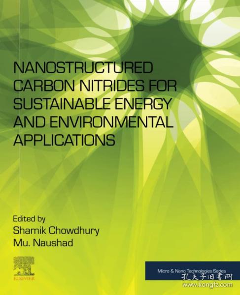 预订 Nanostructured Carbon Nitrides for Sustainable Energy and Environmental Applications，英文原版