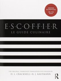 Escoffier，法国厨师、奥古斯特·埃斯科菲耶，第2版，英文原版