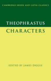 预订 Theophrastus: Characters 泰奥弗拉斯托斯作品