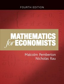 Mathematics for economists，经济学家的数学，第4版，英文原版