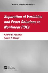 预订 Separation of Variables and Exact Solutions to Nonlinear PDEs，英文原版