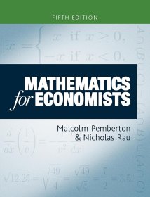 Mathematics for Economists，经济学家的数学，第5版，英文原版