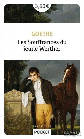 预订 Les Souffrances Du Jeune Werther 少年维特的烦恼，歌德作品，法文原版