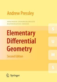 Elementary Differential Geometry，微分几何，第2版，英文原版