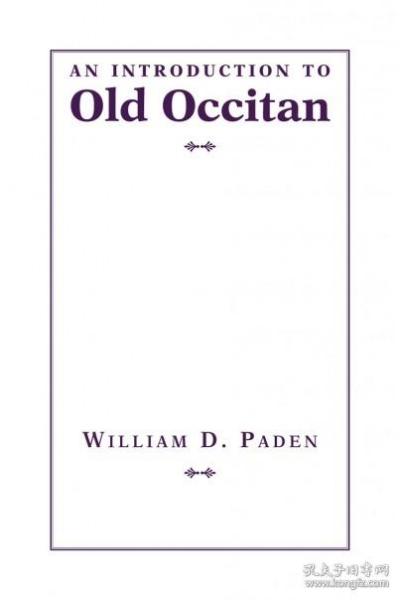 预订 An Introduction to Old Occitan 古奥克语入门