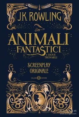 预订 Animali Fantastici e dove trovarli - Screenpaly originale 神奇的动物在哪里，意大利语原版