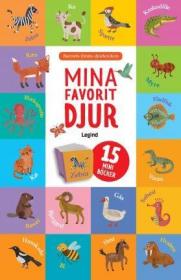 预订 Mina favoritdjur - 15 mini böcker 我最喜欢的15种动物，瑞典语原版