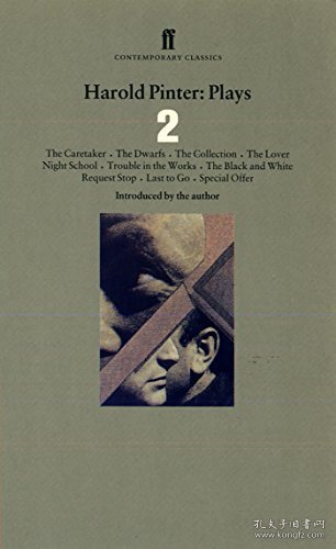 Harold Pinter: Plays Volume 2，戏剧作品，第2卷，诺贝尔文学奖得主、哈罗德·品特作品，英文原版