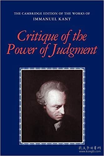 Critique of the Power of Judgment