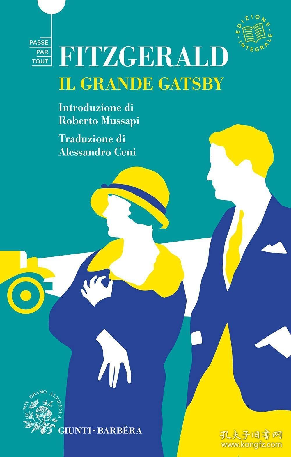 预订 Il Grande Gatsby 了不起的盖茨比，菲茨杰拉德作品，意大利语原版