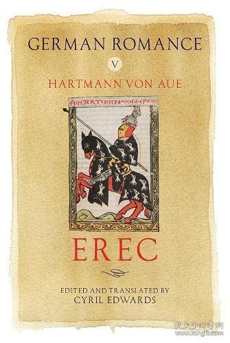 预订 German Romance V: Erec 埃雷克，哈特曼·冯·奥埃作品，英文原版