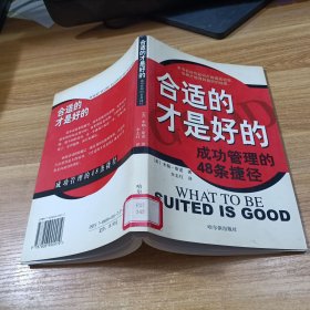 合適的才是好的 成功管理的48條捷徑