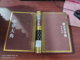 中华大典  语言文字典   文字分典  第六卷，精装   少许受潮