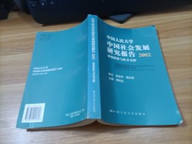 中国社会发展研究报告  2002