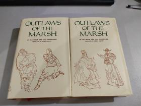 水浒传（英文版）上卷、中卷（两本合售）    精装