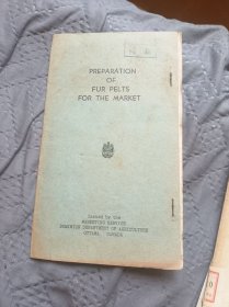 PREPARATION OF FUR PELTS FOR THE MARKET皮毛为市场准备