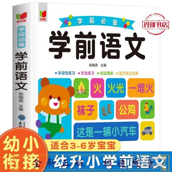 学前语文+字词句练习+听读练习+阅读理解+语文知识应用