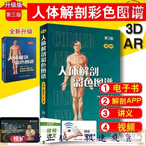 人体解剖彩色图谱第3版