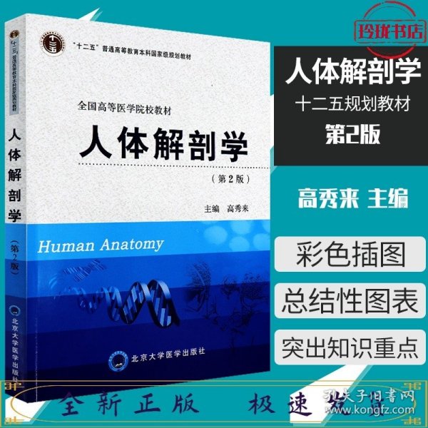 人体解剖学（第2版）/“十二五”普通高等教育本科国家级规划教材·全国高等医学院校教材