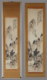 溪山晚归图，田能村直入（1814年-1907年）的精品山水