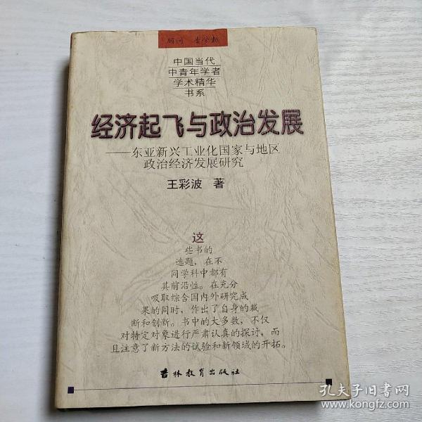 经济起飞与政治发展:东亚新兴工业化国家与地区政治经济发展研究