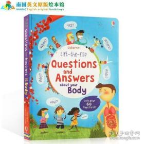 英文原版Lift-the-flap Q&A about your Body 身体可偶问答翻 9781409562108