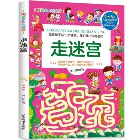 正版全新走迷宫 迷宫训练书3-4-5—6岁儿童专注力训练注意力观察力走迷宫的书大冒险幼儿益智宝宝绘本左右脑全脑开发思维逻辑早教书本8岁以上